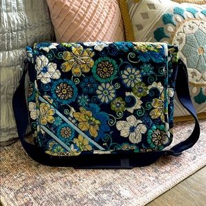 Vera Bradley Messenger Laptop Crossbody Bag
